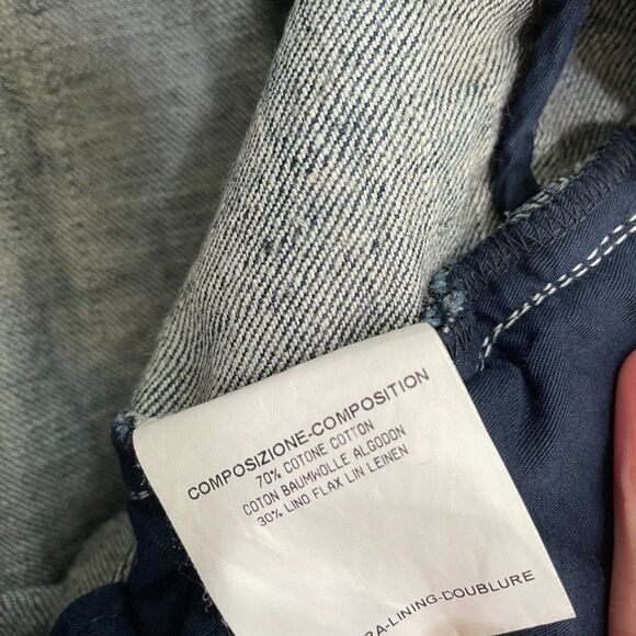 Yves Saint Laurent Flare Denim Jeans in Dark Blue - Picture 7 of 12